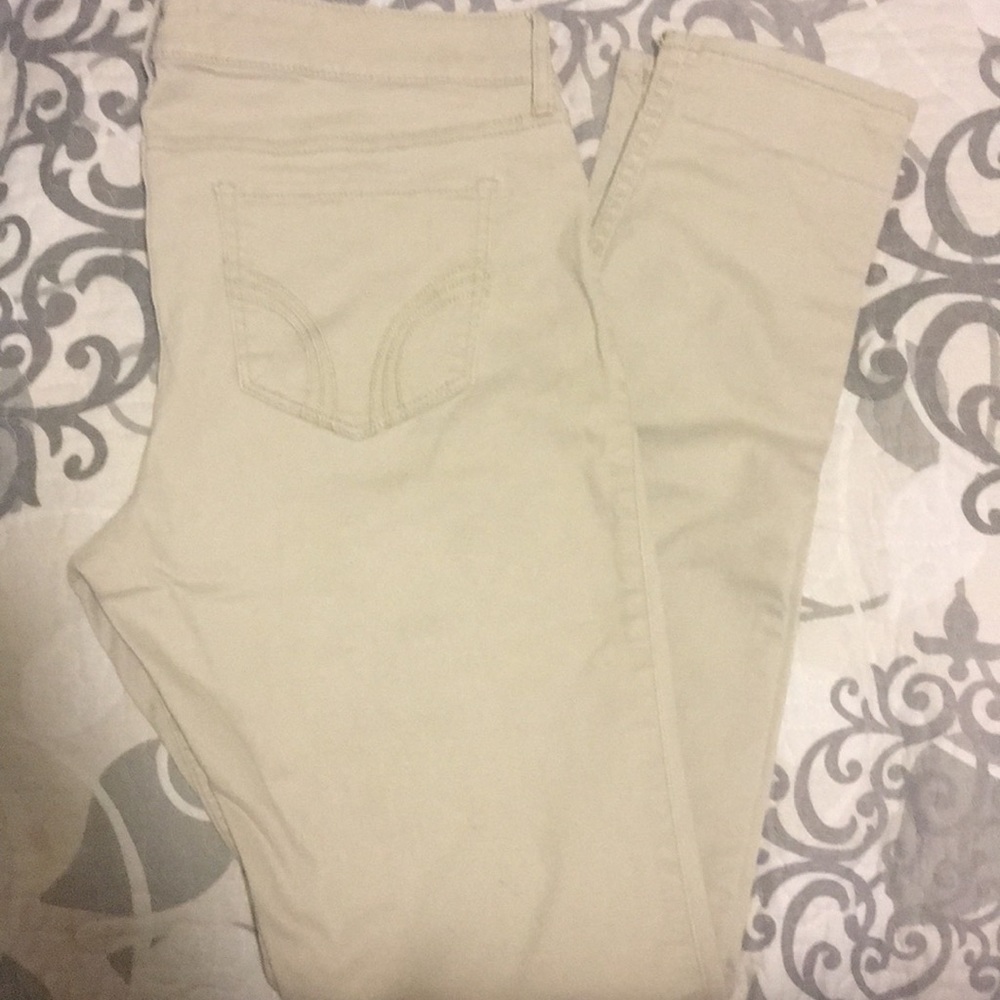 Khaki Hollister Pants